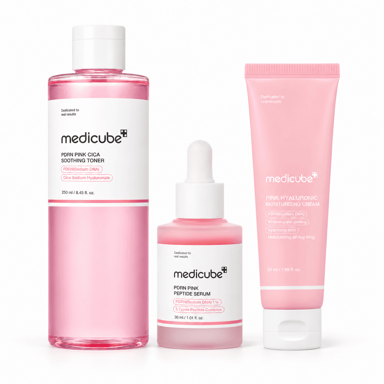 Kit Medicube PDRN — Hidratação 3 Produtos