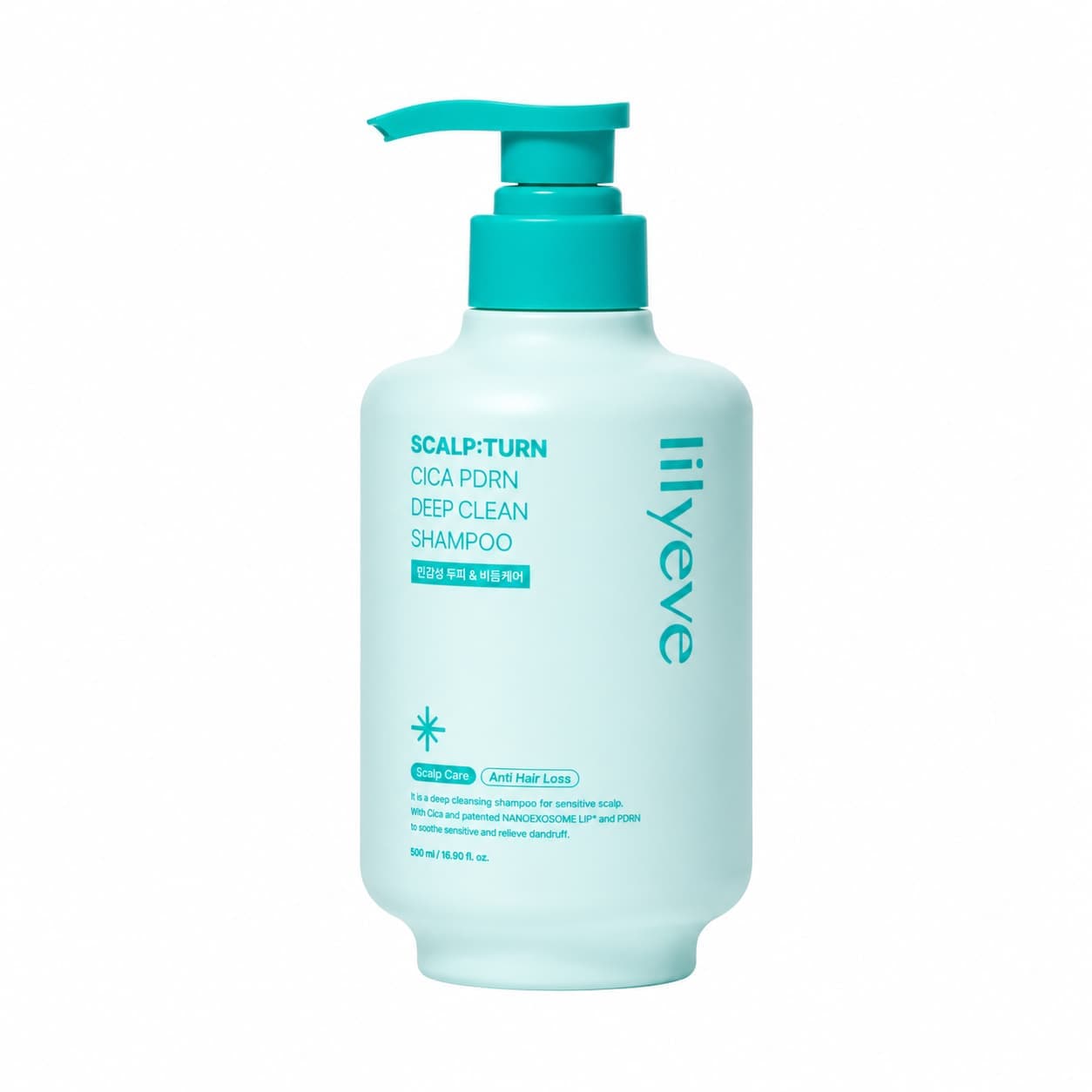 Lilyeve Scalp:Turn Cica PDRN — Cleaning Shampoo 500 ml