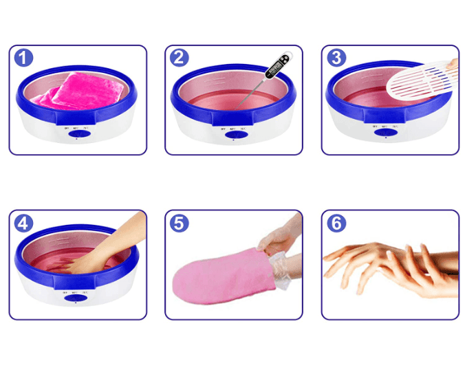 Kit Bain de Paraffine pour Mains et Pieds Complet - 4