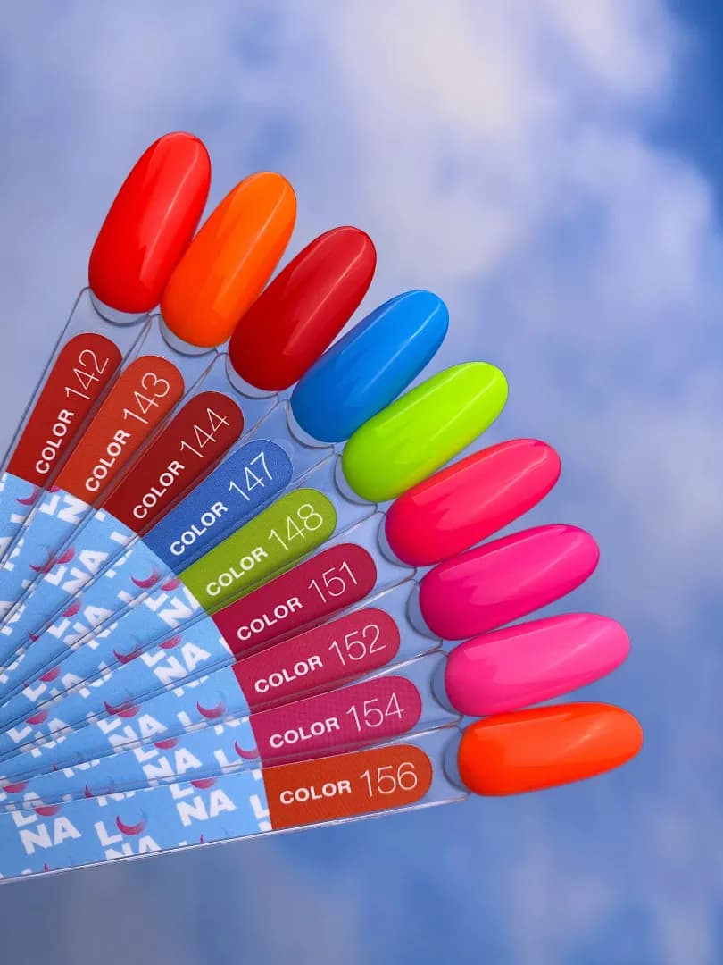 Gel-Lack – Gel Polish Nº143 Neon Juicy Orange – 13 ml LUNAmoon - 4