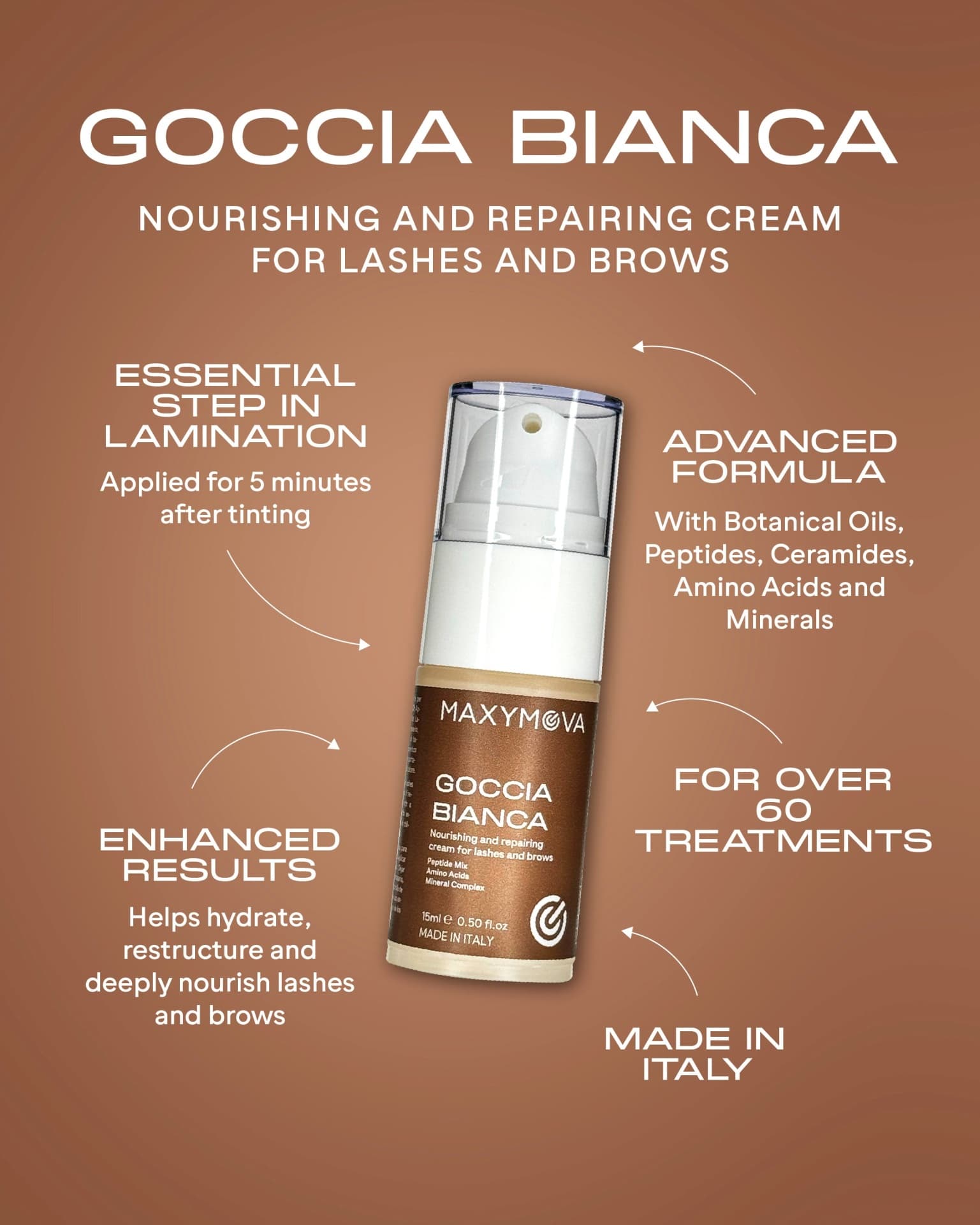 Maxymova Goccia Bianca, Creme-Sérum Pós-Coloração 15 ml - 2