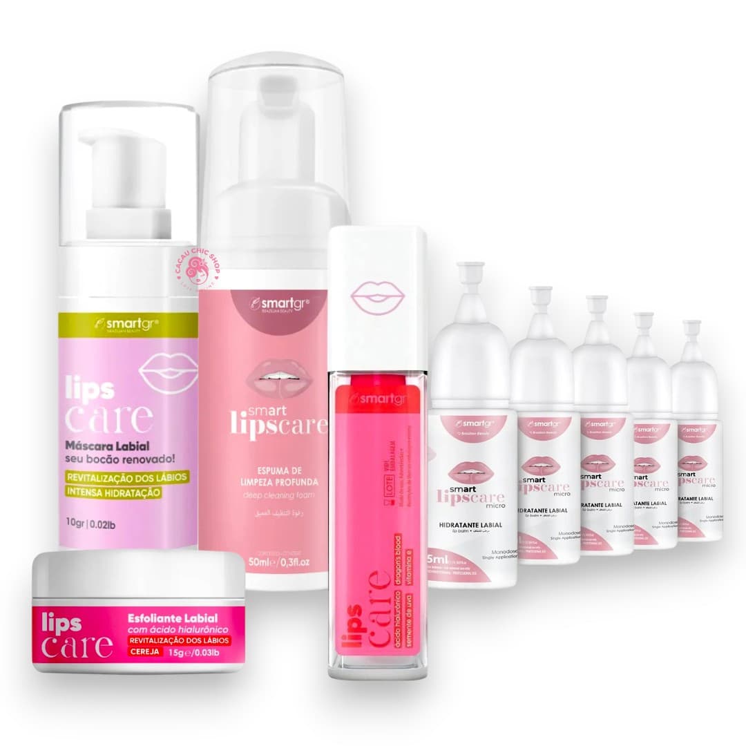Kit Hidragloss Hidratação E Volume Labial 💋 - Smart GR