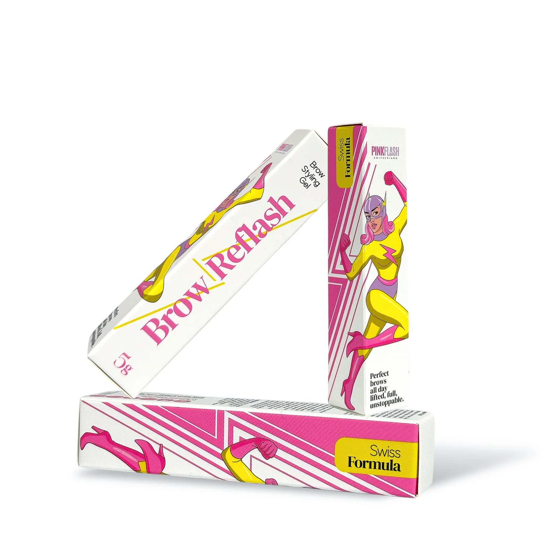 Pink Flash Brow Reflash – Gel for Styling Eyebrows - 4