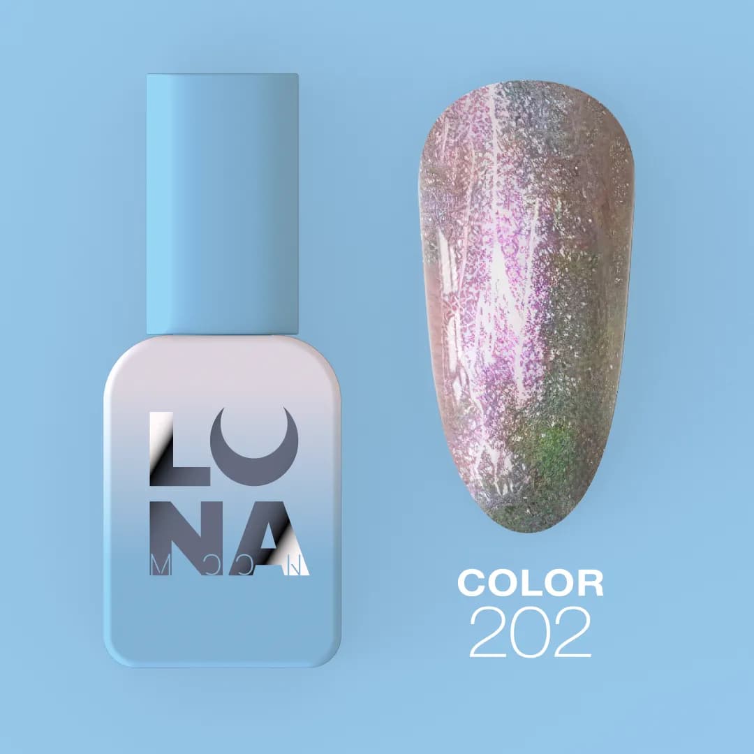 Gel-Lack – Gel Polish Nº202 Pfirsich mit Schimmer – 13 ml LUNAmoon