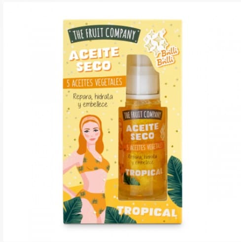 Huile Bronzante Sec Glitter Tropical 50 ml TFC - The Fruit Company