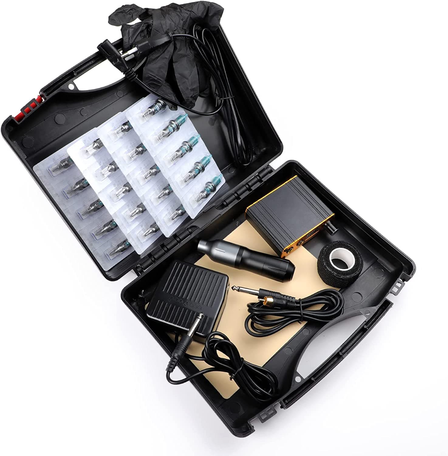 Kit Tatuaje Pluma Rotativa Fuente de Alimentación Digital Stigma - 4