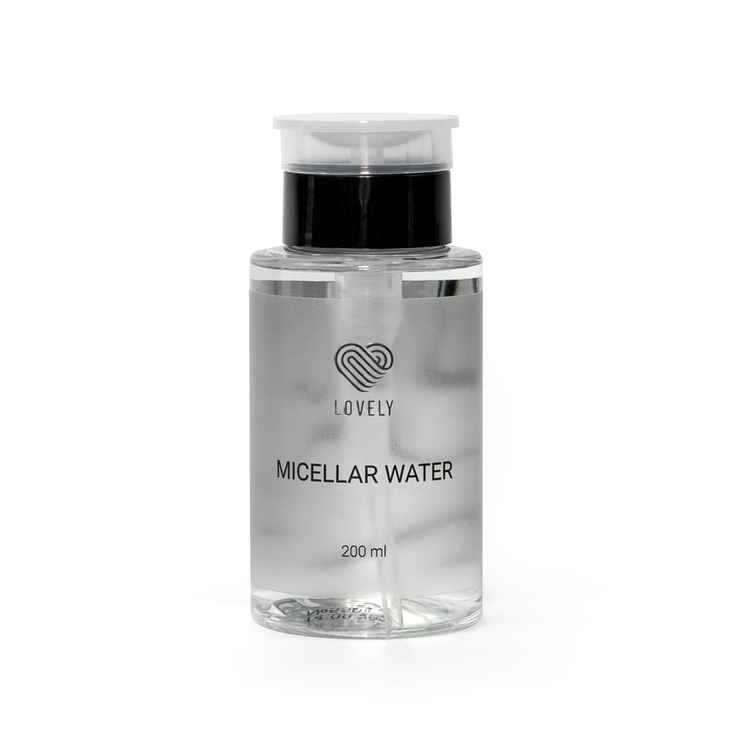 Água Micelar Lovely 200ml - Limpeza de Pestanas e Sobrancelhas