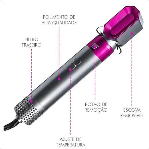 5 en 1 Modelador de Cabello y Secador de Cabello - 7
