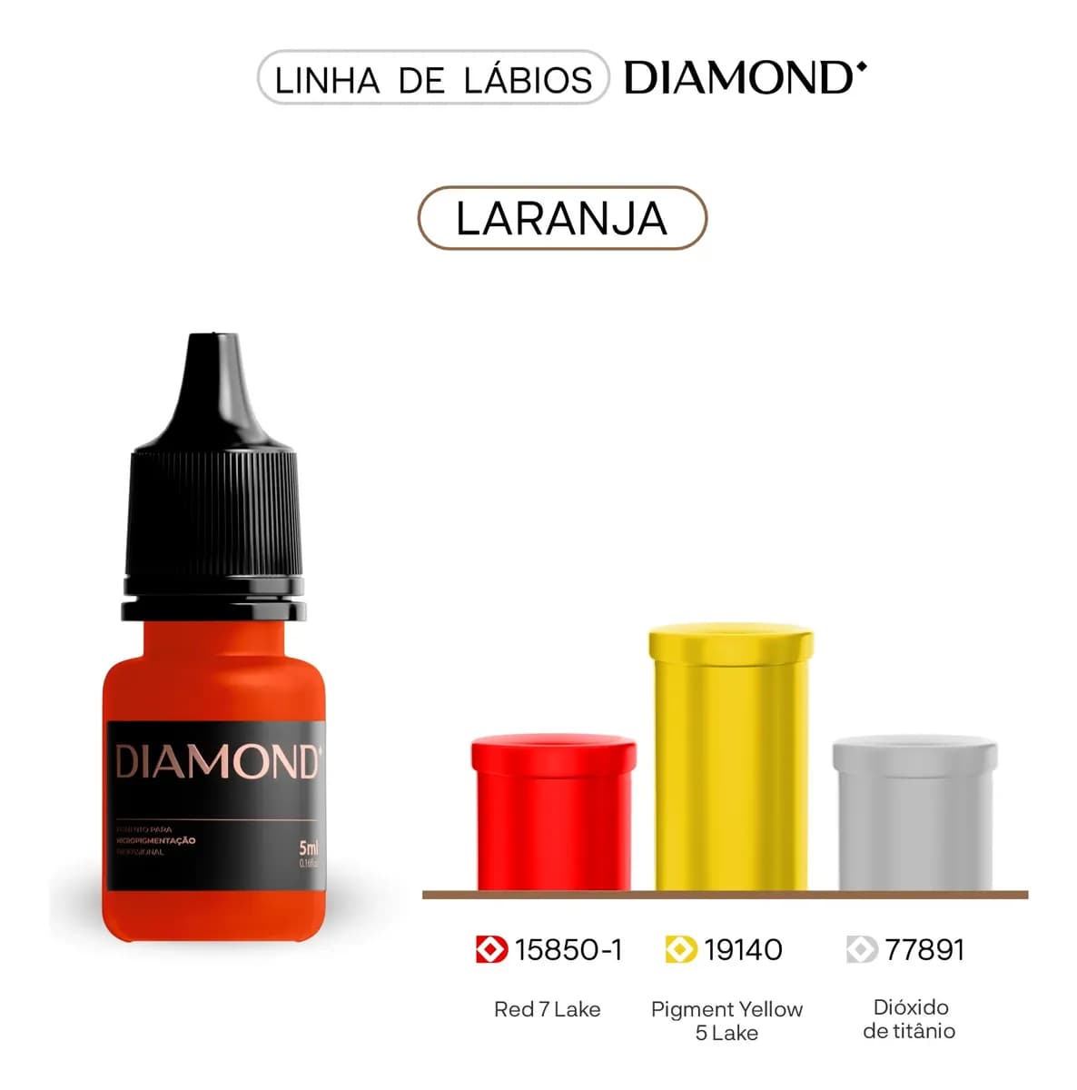 Kit 4 Pigmentos Línea Labial Diamond - 6