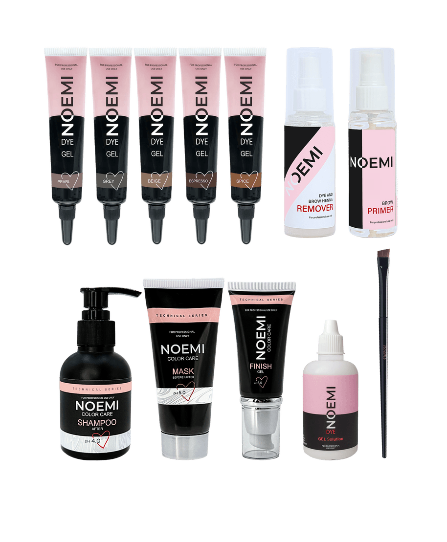 Noemi Gel Dye Profi-Set - Kit Profissional de Coloração