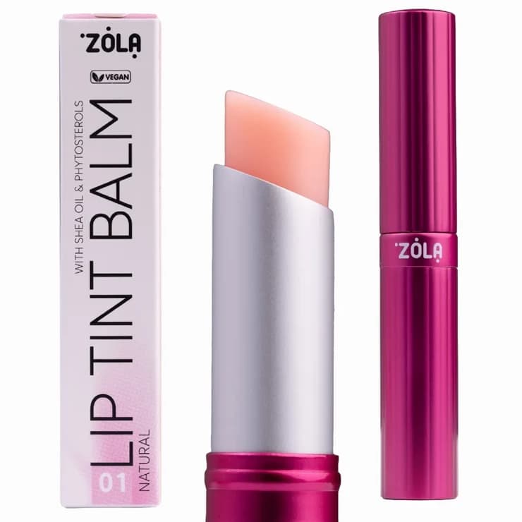 ZOLA Lip Tint Balm 01 Natural - Bálsamo Labial com Cor