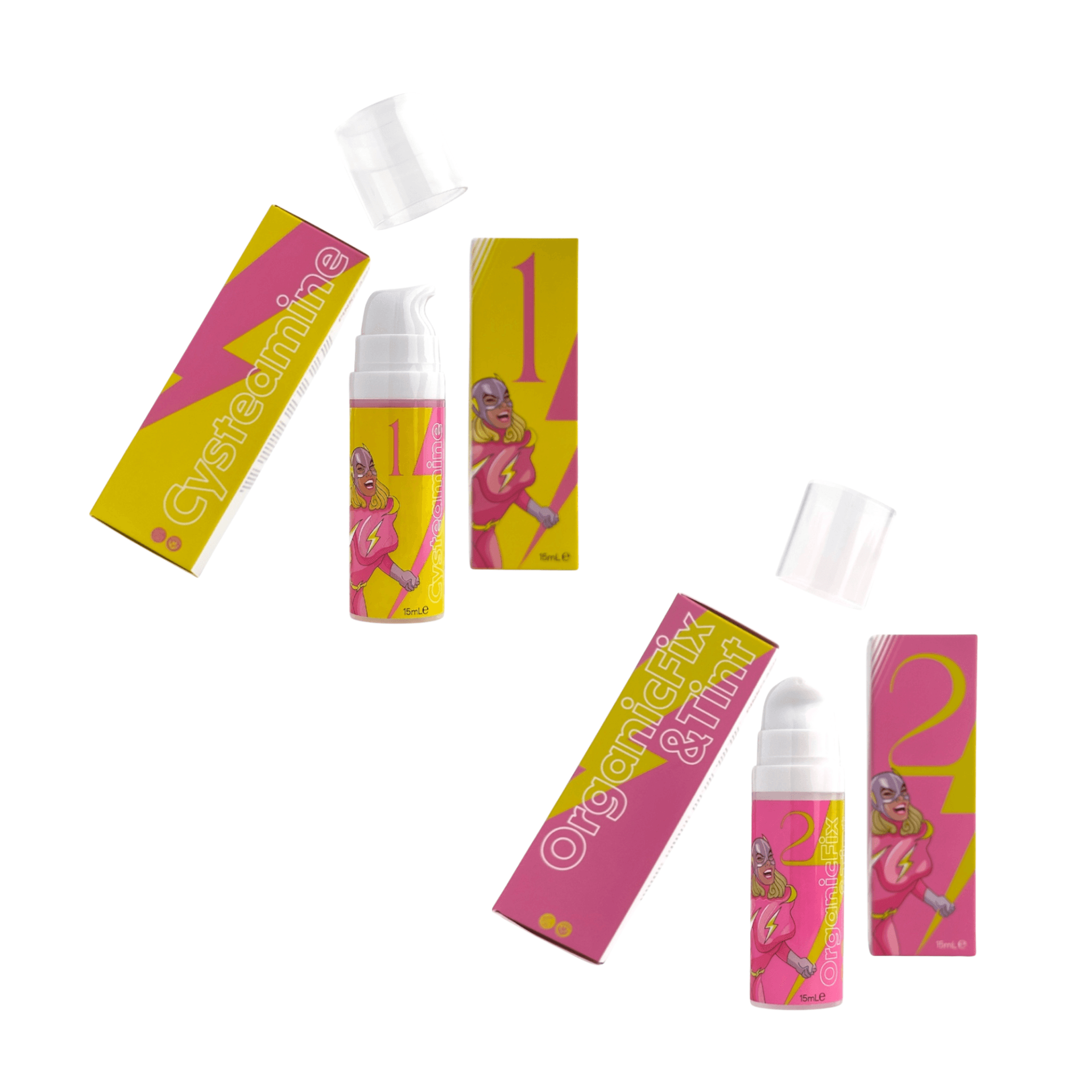 Kit Pink Flash Korean Lash Lift Schritt 1 und 2