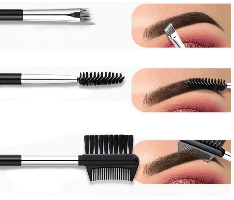 Kit 4 Brushes for Eyebrows and Eyelashes - 2