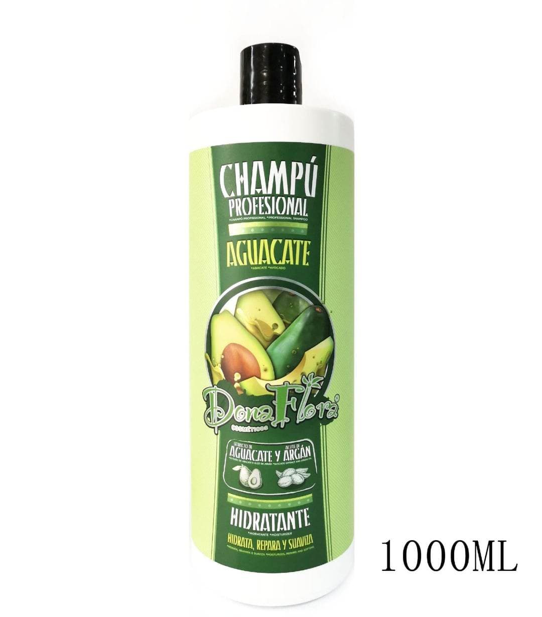 Avocado- und Arganöl-Shampoo Professionell 1000ml Dona Flora