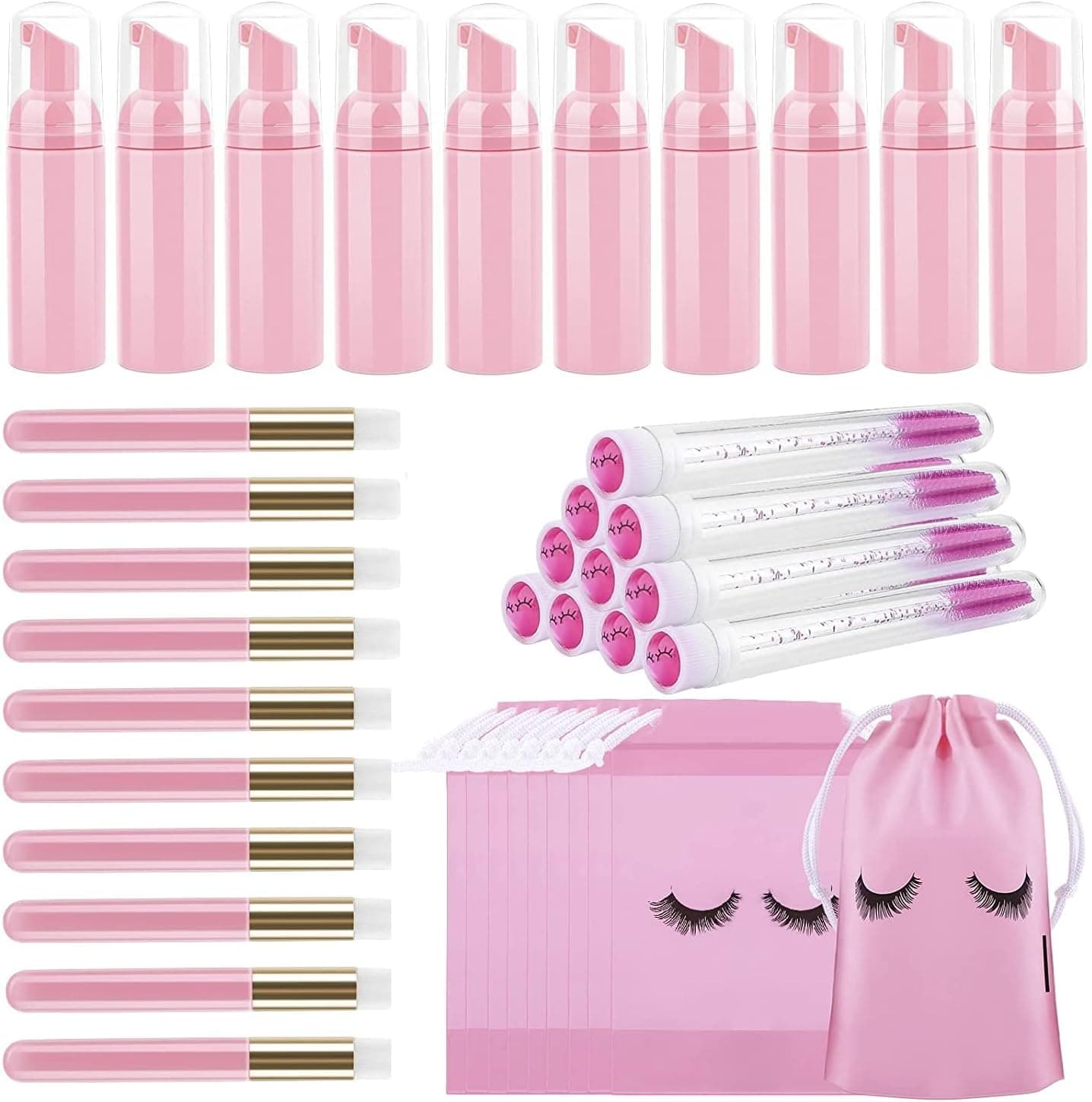 Kit 40 Peças Pink Lash - 5