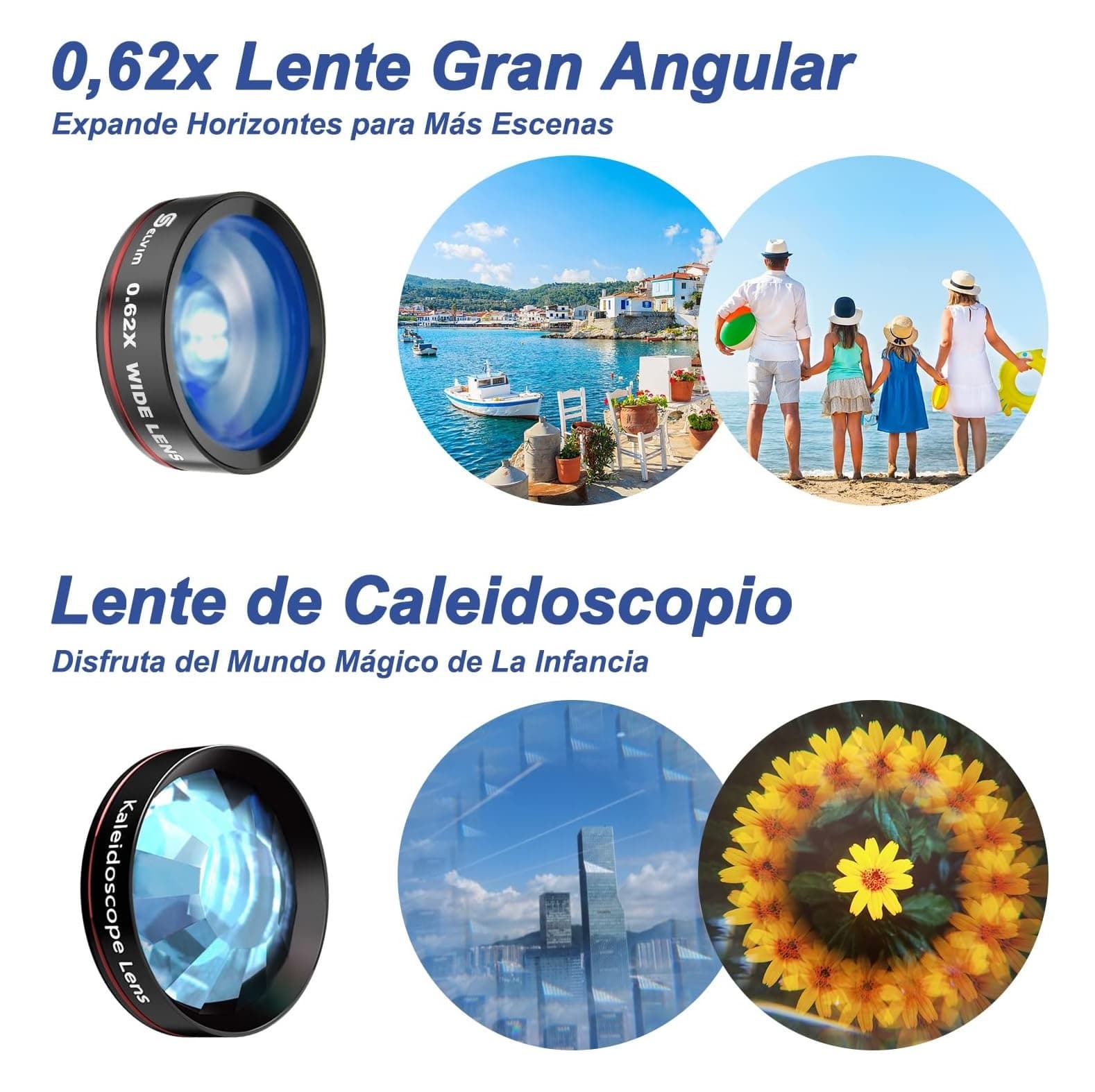 Kit 4 em 1 Lente Macro 25x para Fotos Pestanas Sobrancelhas Lábio Unhas - 7