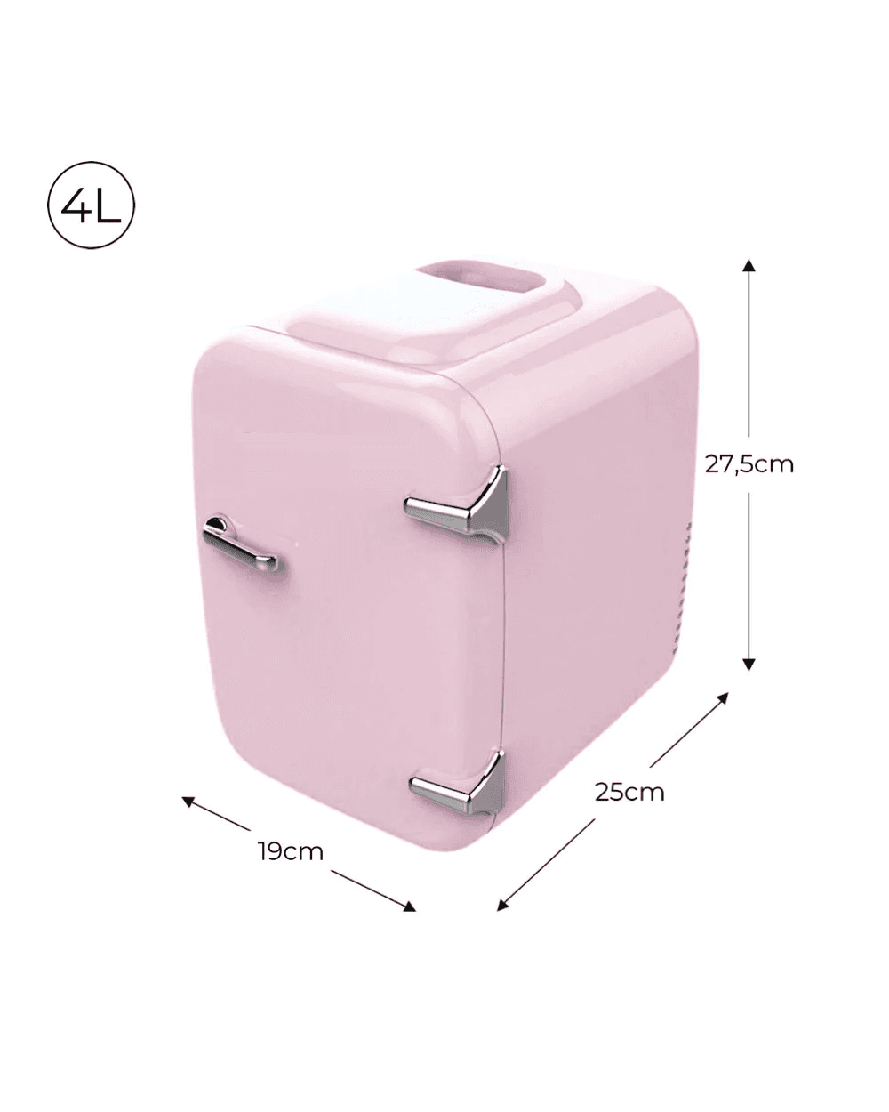 Mini Frigorífico Portátil para Cosméticos 4L