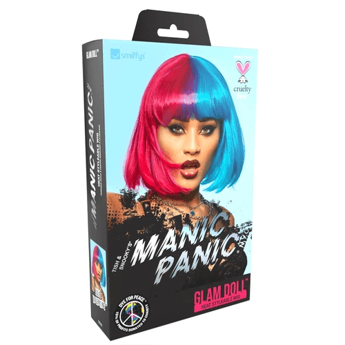 Peluca Estilo Bob Con Flequillo - Blue Valentine - Manic Panic - 3