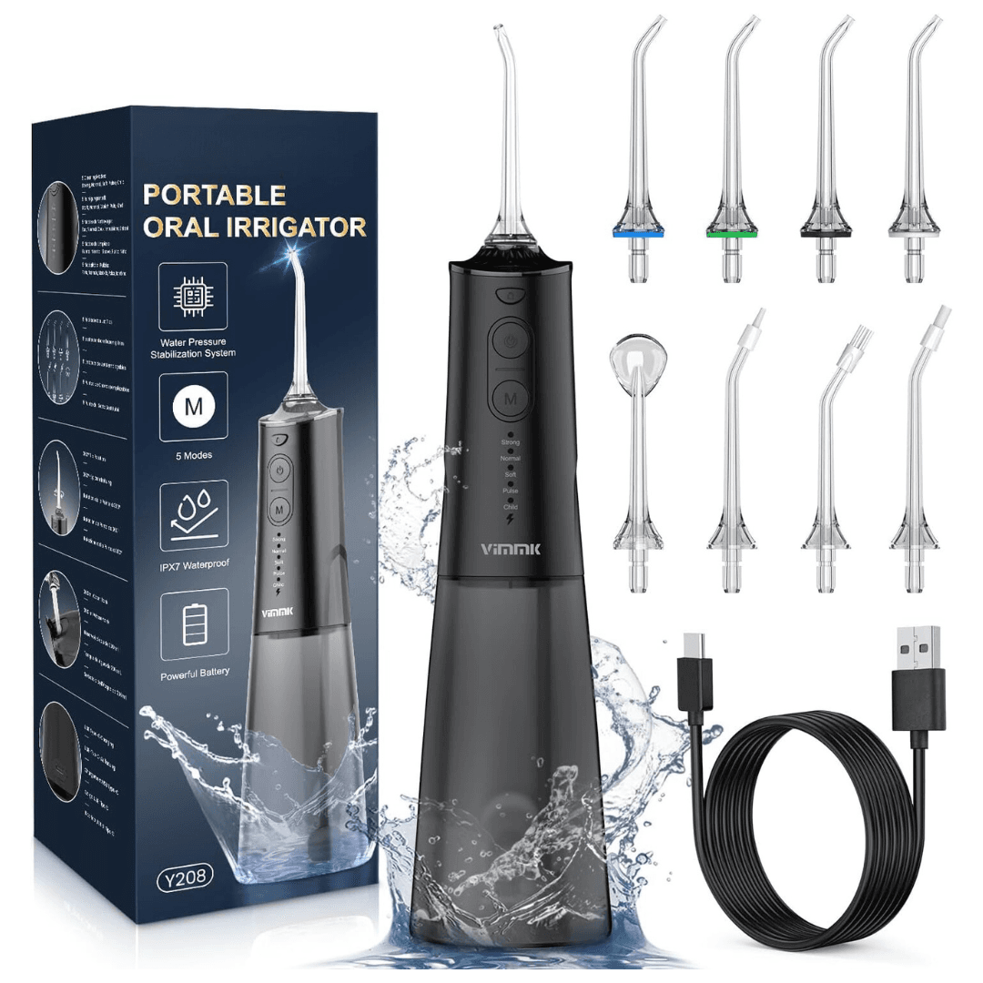 💥 EN HAUSSE : Irrigateur Bucal - Nettoyage Dentaire Profond Sans Fil - 1
