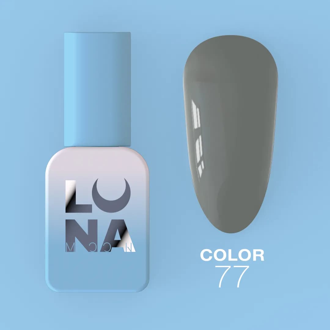 Gel-Lack – Gel Polish Nr. 77 Nasses Asphalt – 13 ml LUNAmoon