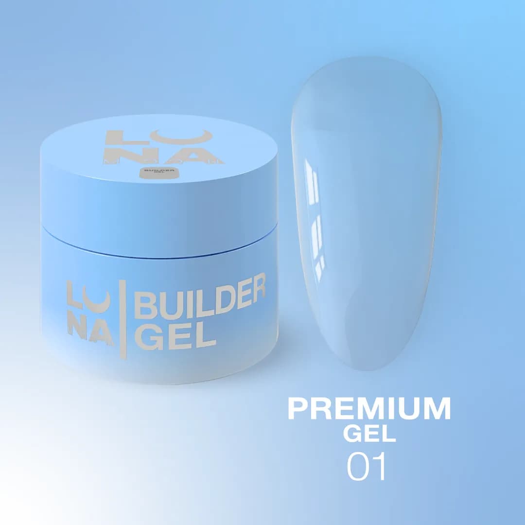 Gel Premium Nº1 – Gel de Construction Transparent – 15 ml LUNAmoon