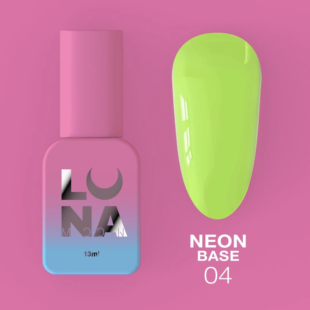 Neon Base №4 Yellow – Amarilla Neón – 13 ml LUNAmoon - 1