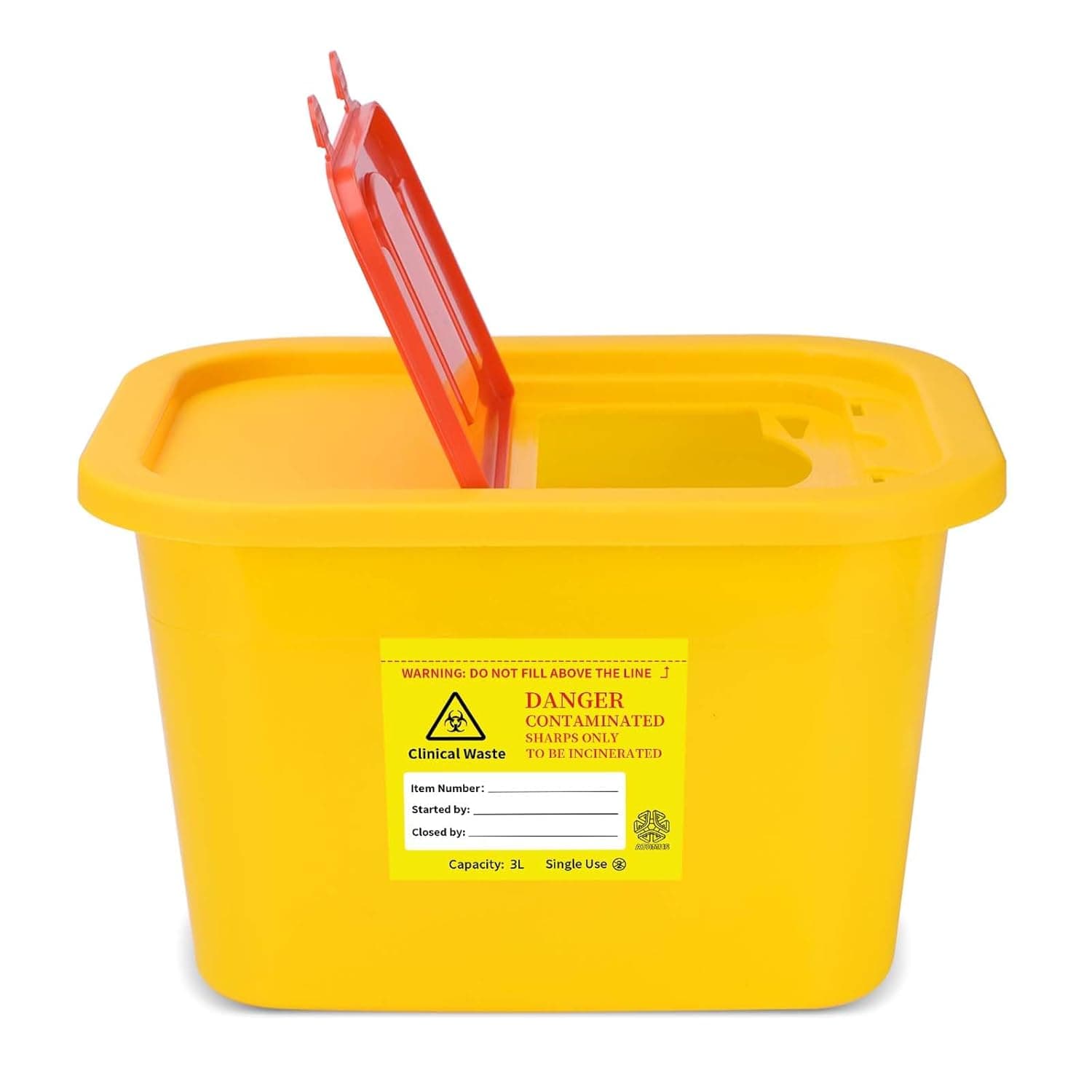 Contentor Lixo P/ Agulhas Usadas 3L