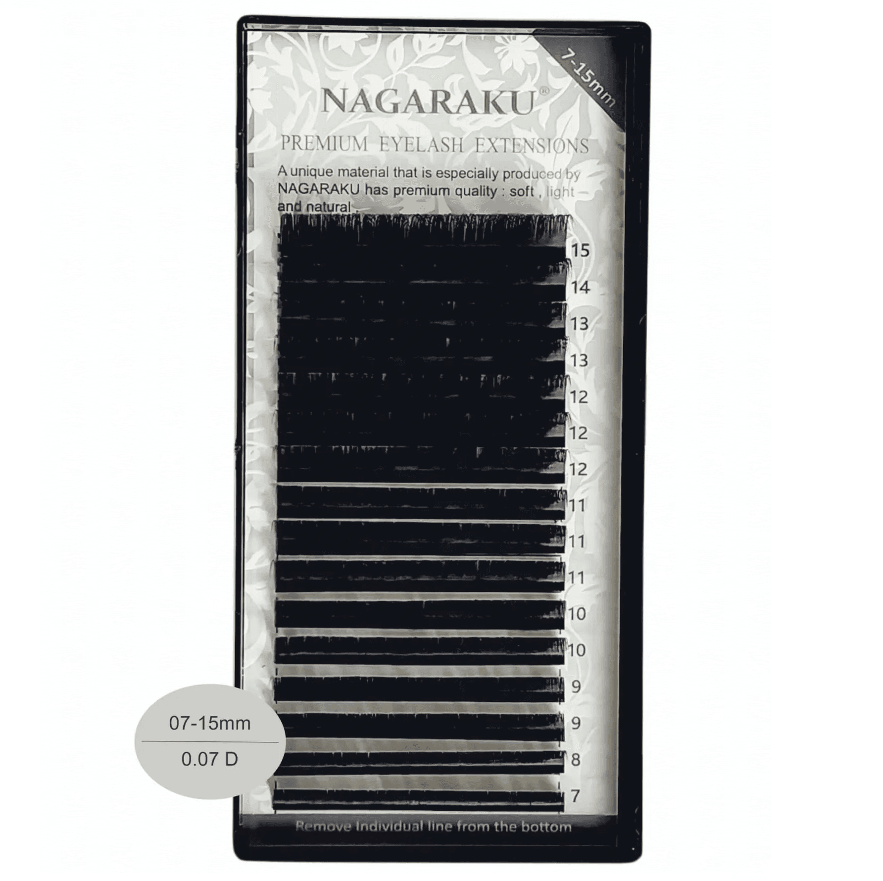 Pestanas Nagaraku Premium Mix Volume Russo 0,07 D - 1