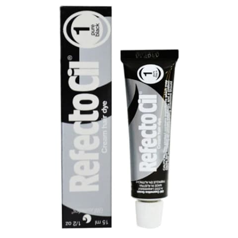 RefectoCil Tönung Schwarz Pur Wimpern und Augenbrauen 1.0 Pure Black - 1
