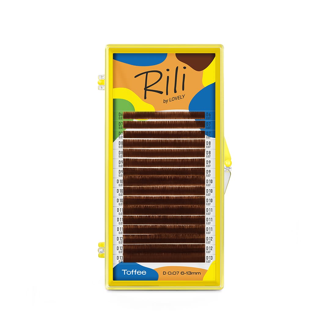 Rili Toffee Mix B 0.07 8-15mm - Castanho Claro 16 Linhas