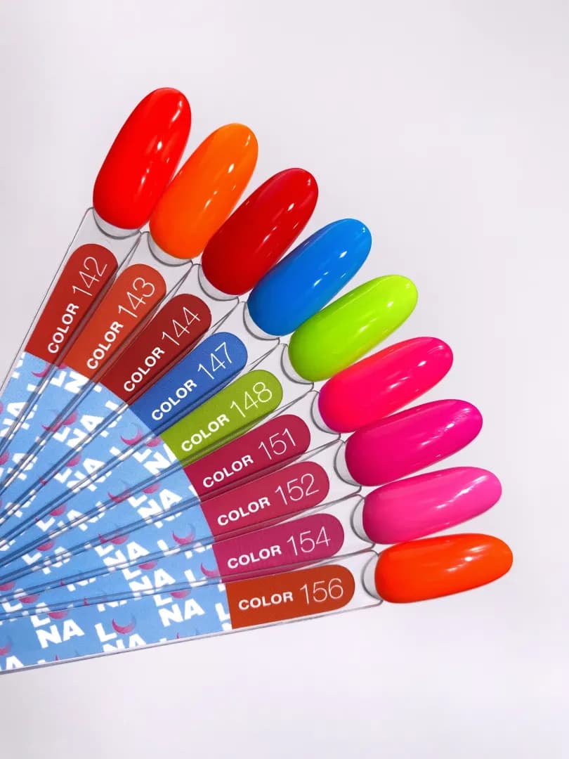 Gel-Lack – Gel Polish Nº143 Neon Juicy Orange – 13 ml LUNAmoon - 5