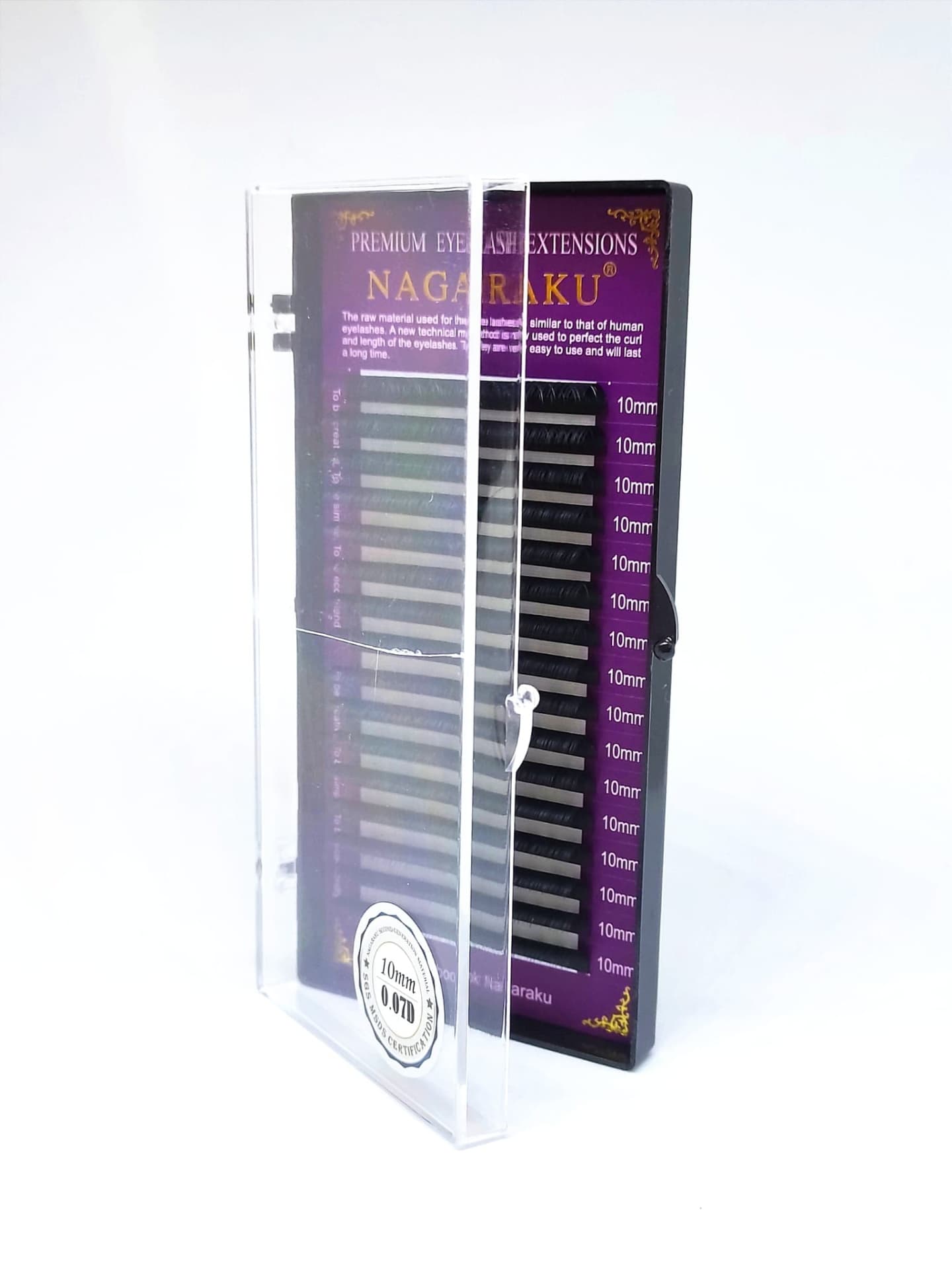 Nagaraku Lashes Individual and Russian Volume 0.07 D - 10 to 15mm - 1