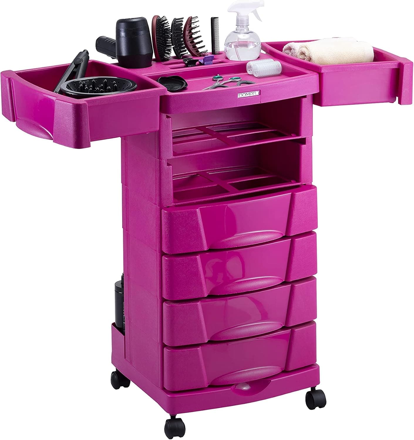 Carrinho Cabeleireiro Beauty Care – Rodas e 6 Gavetas - Várias Cores - 2