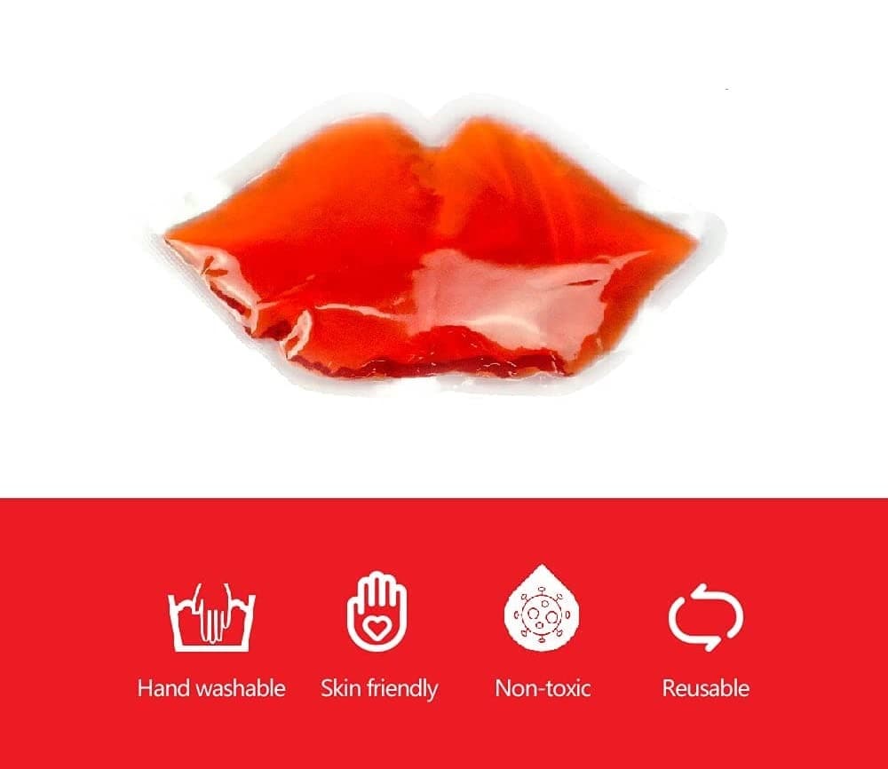 Bolsa Gel Lips Red - Gelo Reutilizável