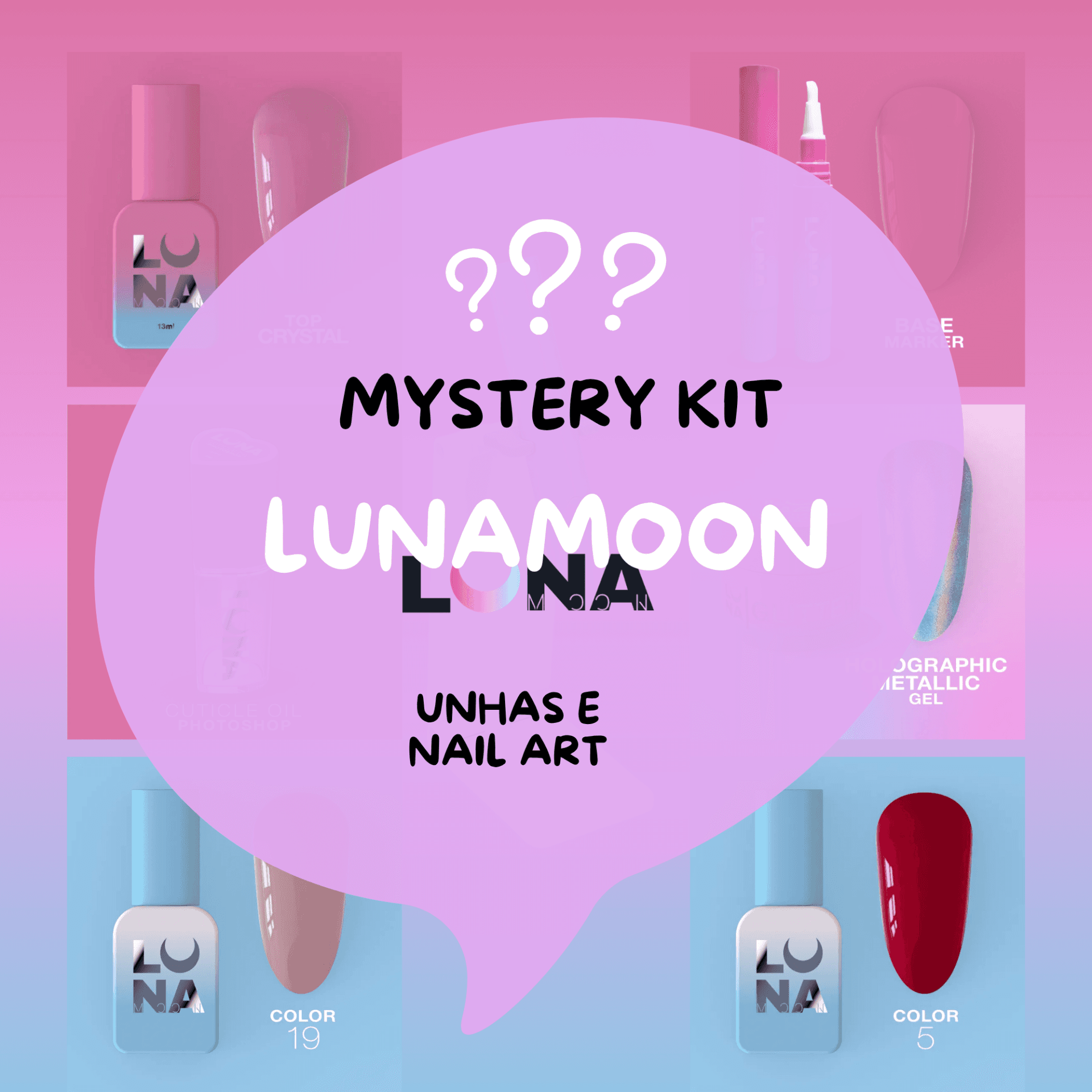 Mystery Kit LunaMoon - Kit Surprise d'Ongles et Nail Art - 3