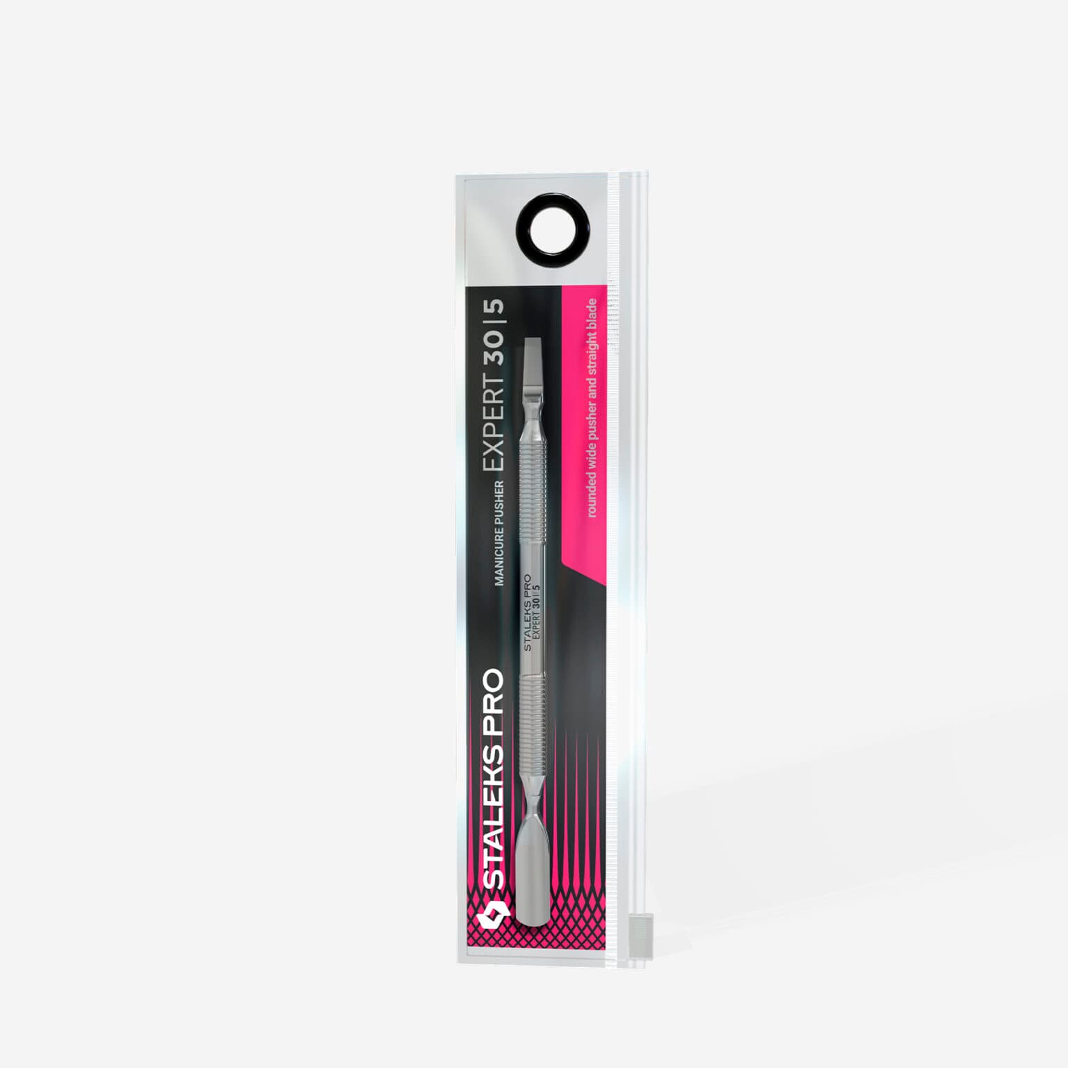 Espátula de Manicura Staleks Pro Expert 30 Tipo 5 – Pusher redondeado ancho + Espátula recta ancha - 4