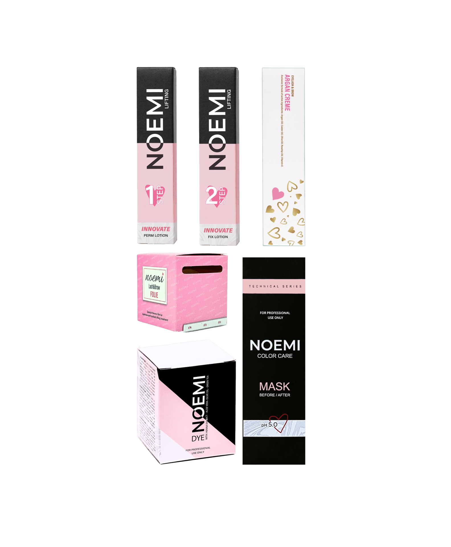 Noemi Lifting Set Bestseller - Kit de Lash Lifting con Colores - 2
