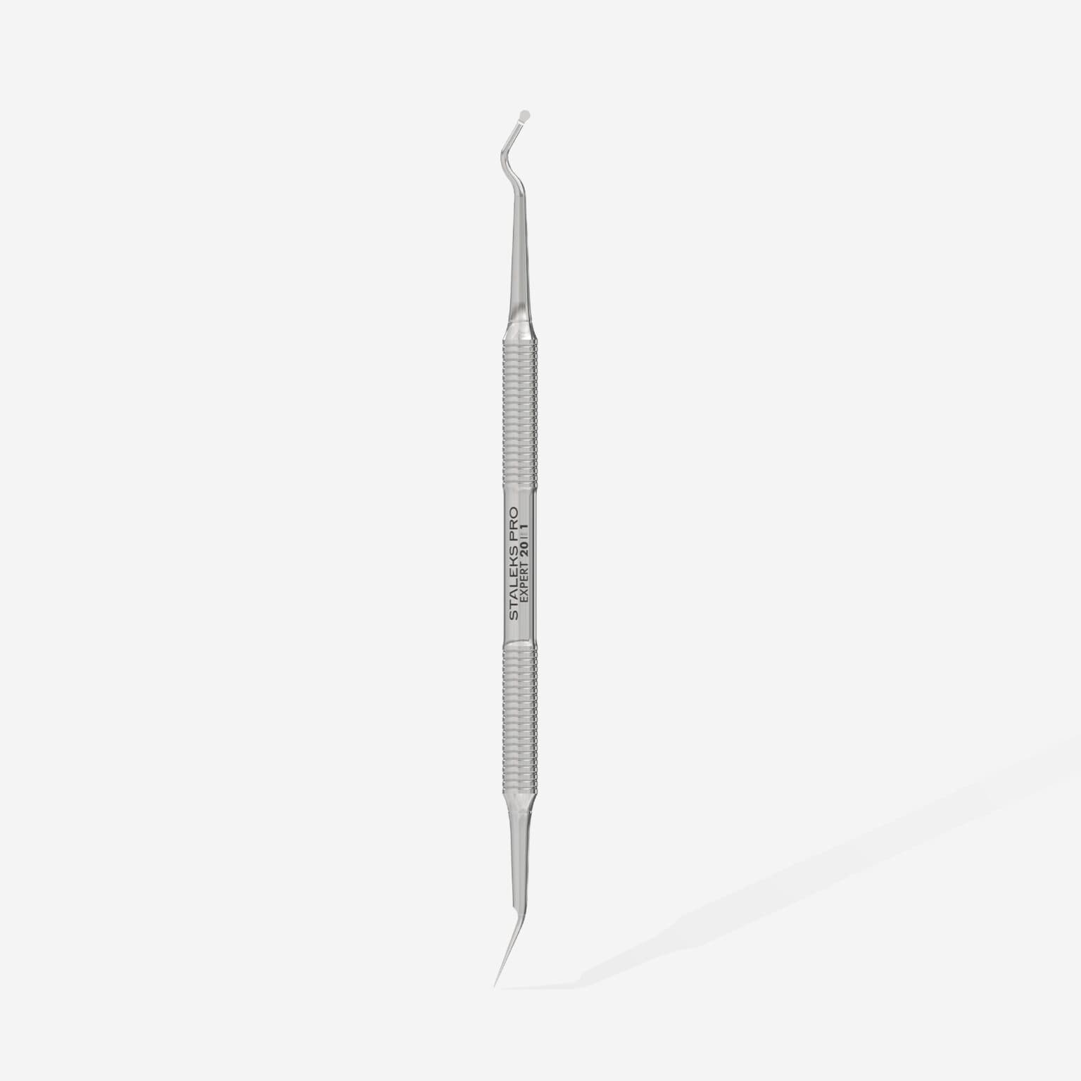 Espátula de Pedicure Staleks Pro Expert 20 Tipo 1 – Cureta “Hemisfério” + Palito - 3