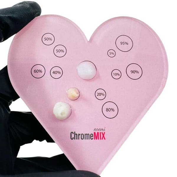 Noemi ChromeMix Heart - Mixing Palette with Proportions - 2