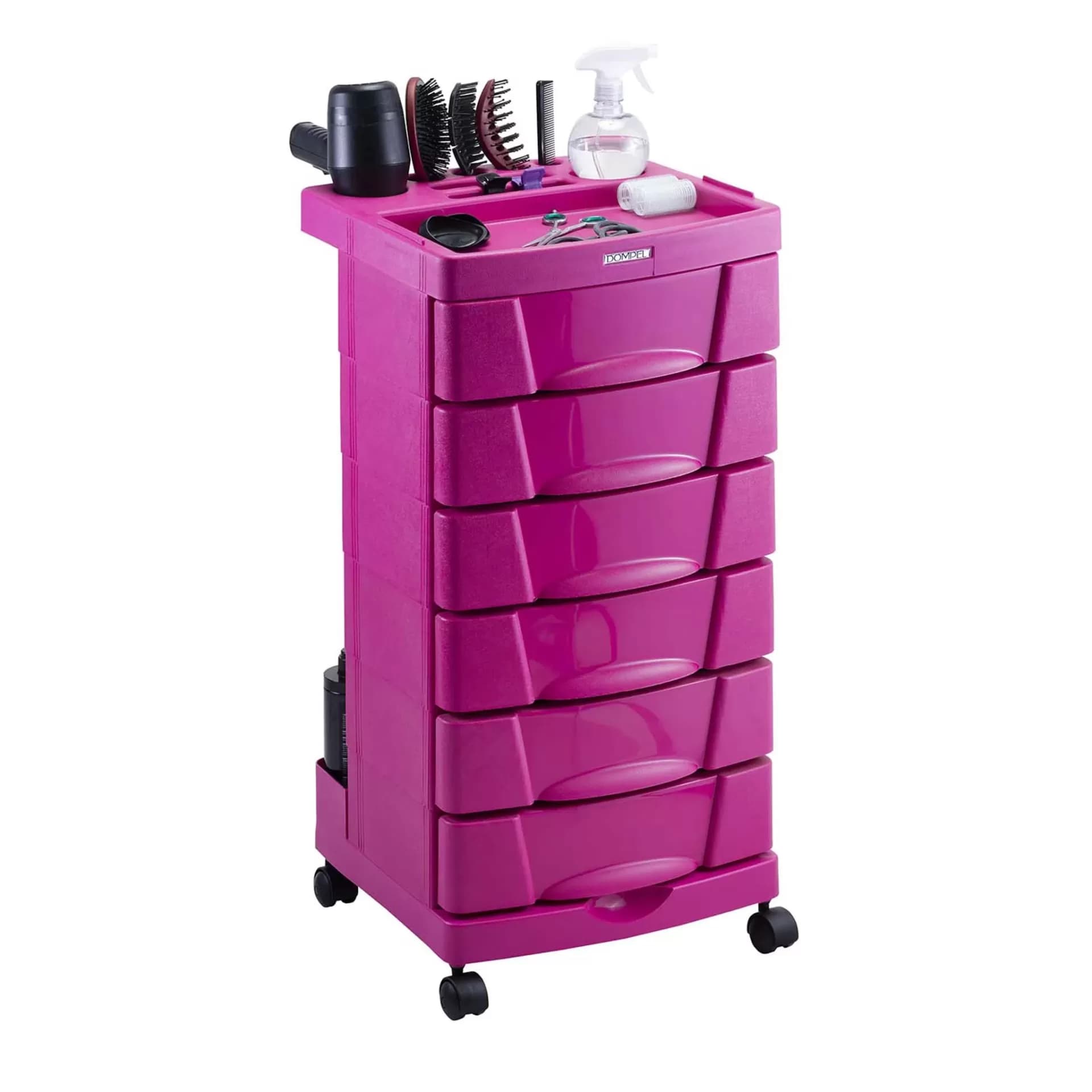 Carrinho Cabeleireiro Beauty Care – Rodas e 6 Gavetas - Várias Cores - 1