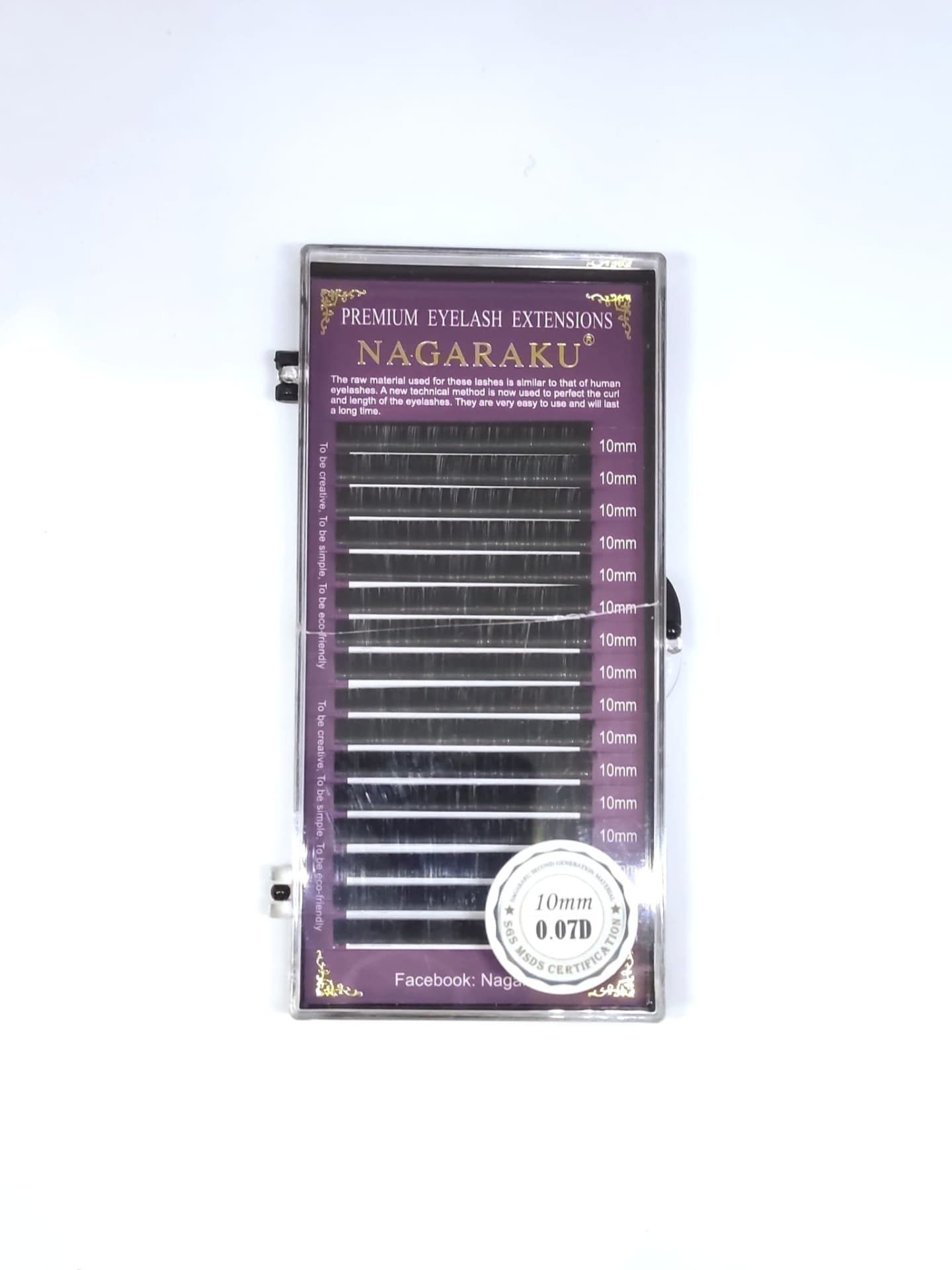 Nagaraku Lashes Individual and Russian Volume 0.07 D - 10 to 15mm - 2