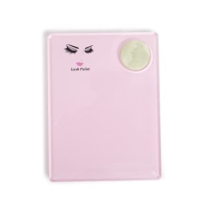 🌸 Plaque Support Acrylique avec Pierre Jade - Extension de Cils