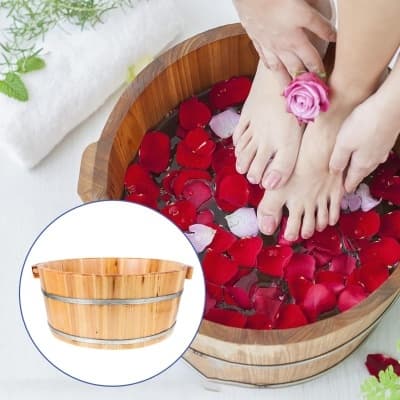 Bacia Madeira com ou sem Tampa - Pedicure Calista Spa Estética - 3