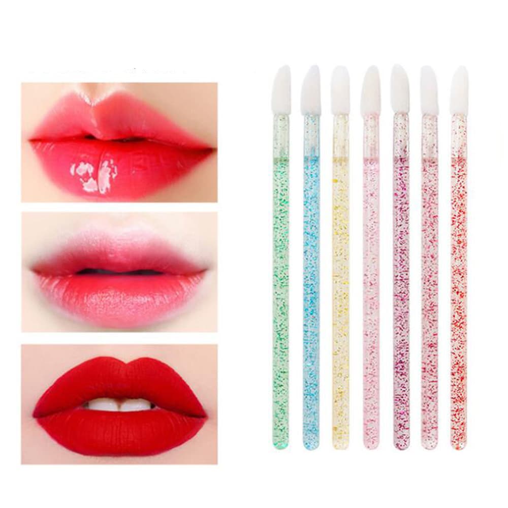 Lip or Eyelash and Eyebrow Applicator Brush 10 pcs - 2