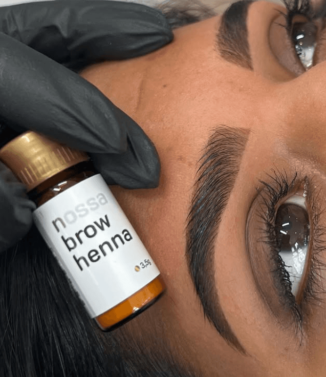 Henna + Fixative NOSSA for Eyebrows - Medium Brown - 4