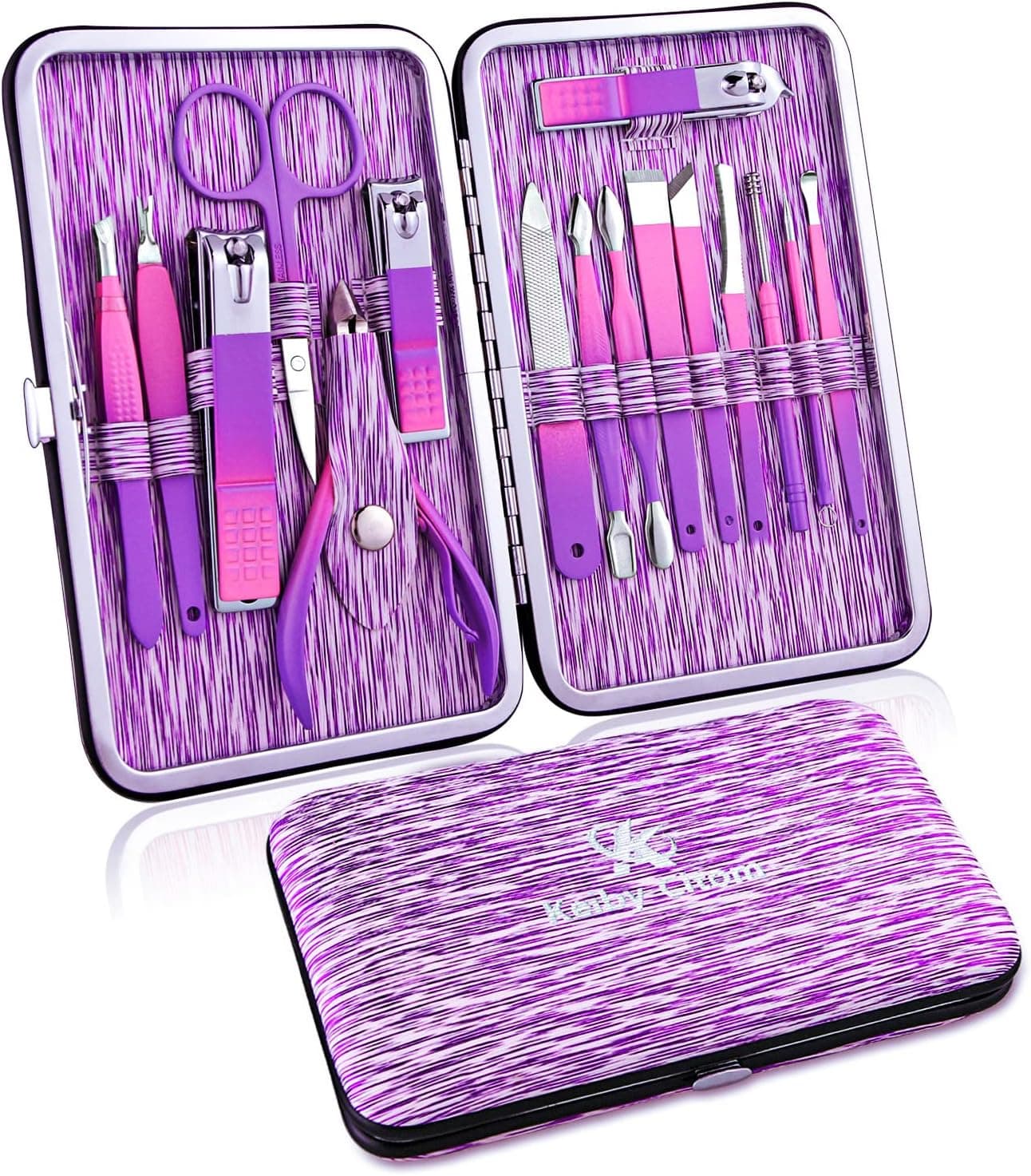Kit Profissional Manicure Pedicure 16 Peças - 1