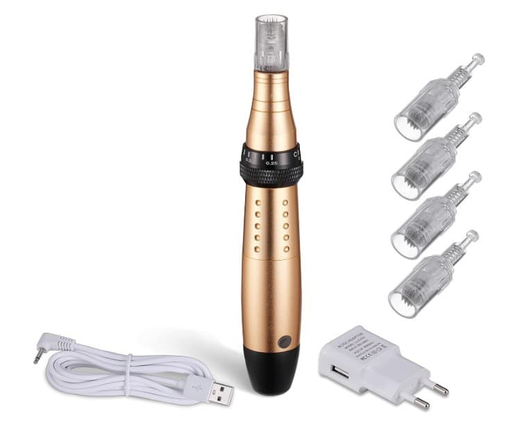 Kit DermaPen Profesional Facial y Cuero Cabelludo | Oro | Plata - 1