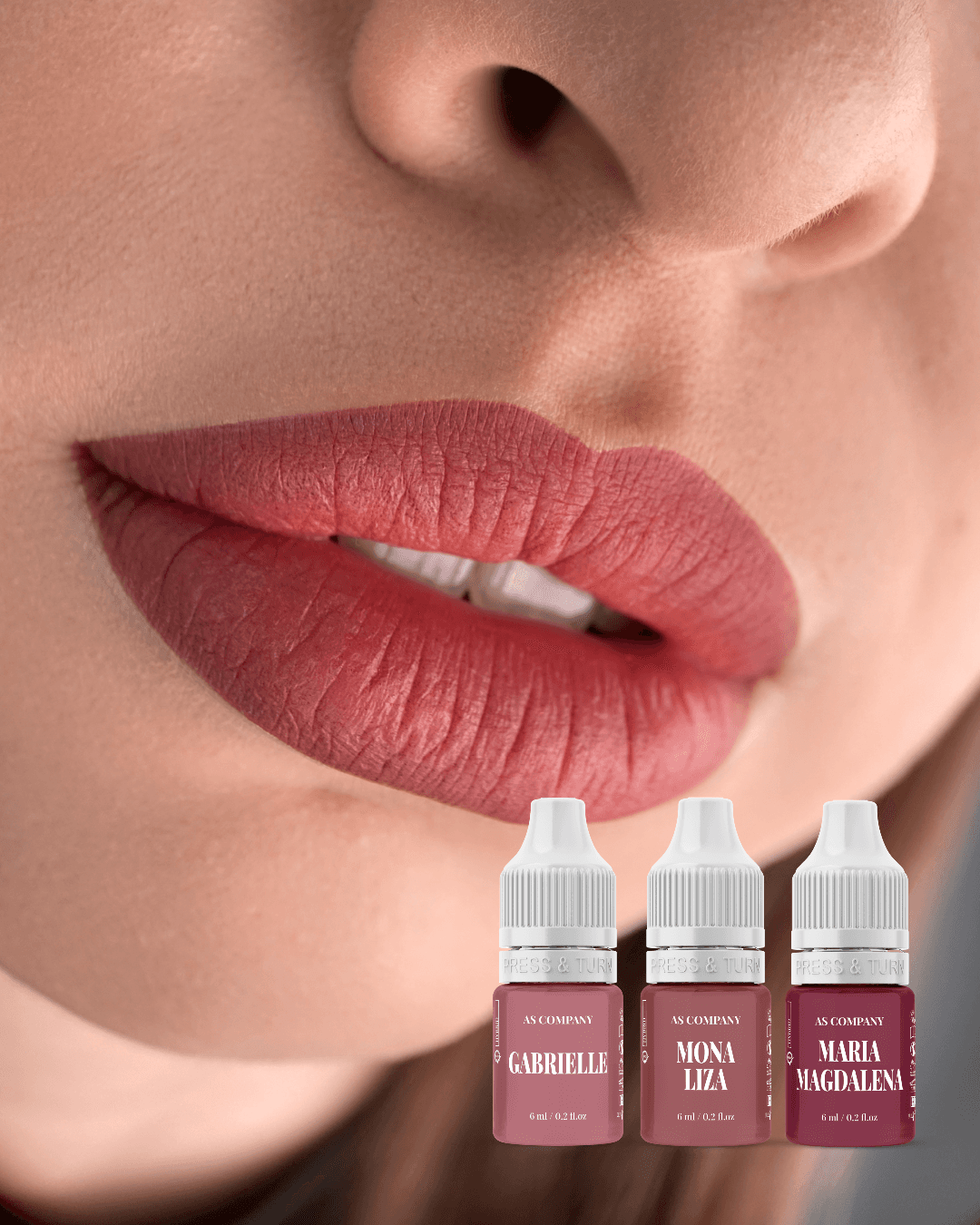 Lippenpigment Mona Liza - Linie Paradise 6ml - AS Company - 4
