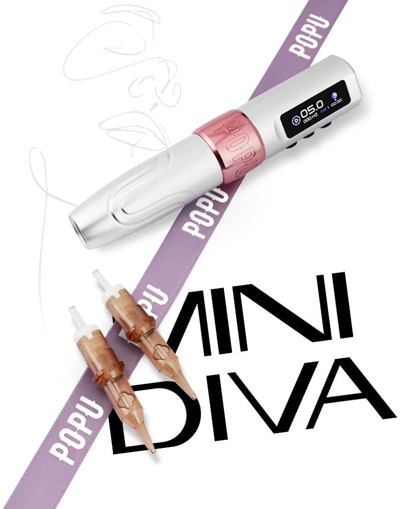 Dermógrafo Pen POPU Mini Diva 3.5 Drahtlos + Tasche - 4