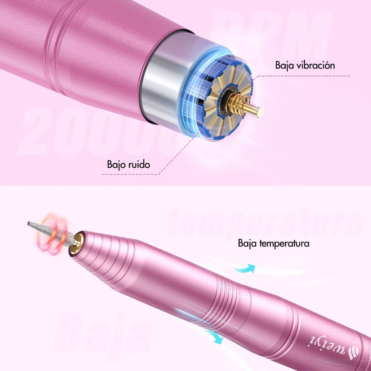 🌸 Professional Manicure Drill 20,000 RPM - 4